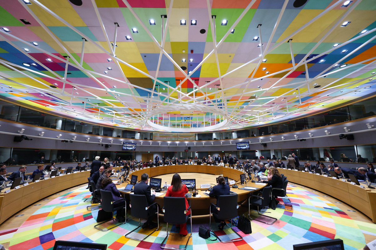 EUCouncil's tweet photo. That's a wrap for #GAC! EU affairs ministers discussed:

🔹@CY2026EU priorities
🔹 Rule of law situation in 🇩🇰, 🇪🇪, 🇬🇷 and 🇪🇸
🔹 European democracy shield

See main results for more ⬇️
https://t.co/9b2BkM6esP https://t.co/misbC6db9i