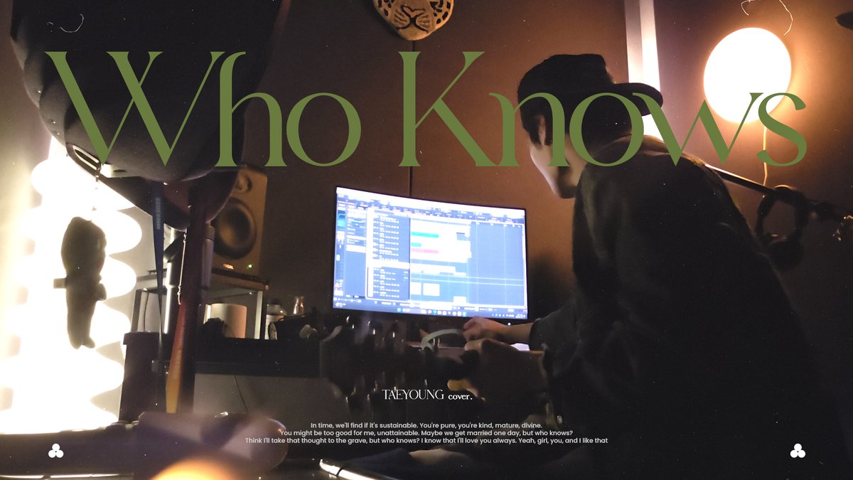 [🎥]
[C-LOG] TAEYOUNG 태영 'Who Knows' Cover
⠀
▶ youtu.be/V1nEIE7AHec
⠀
#CRAVITY #크래비티
#태영 #TAEYOUNG
#HAPPYTAEYOUNGDAY
#잇츠_태영쓰_벌쓰데이
#크래비티_초절정_깜찍이_김태영_생일
#C_LOG