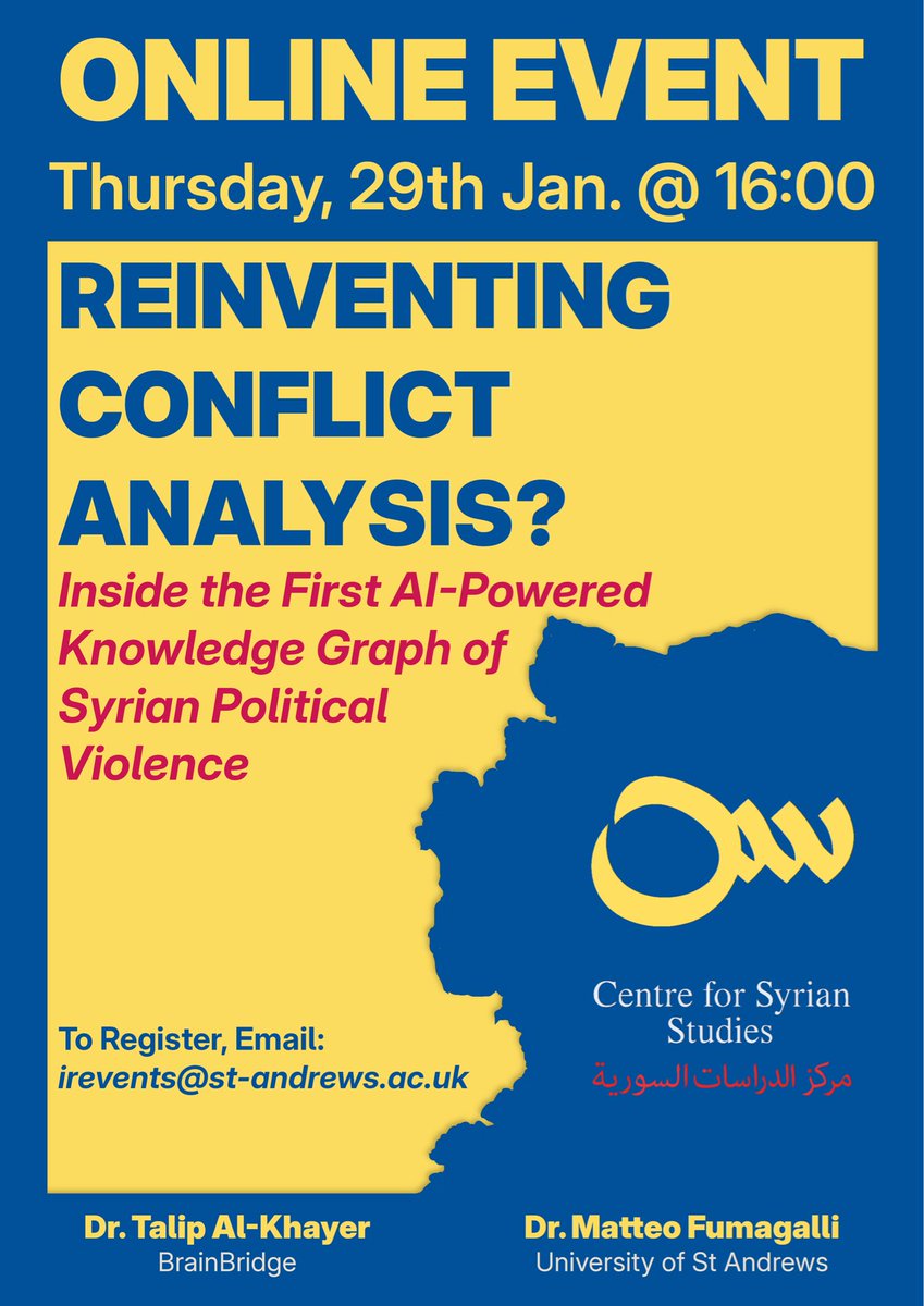 Centre For Syrian Studies tweet media