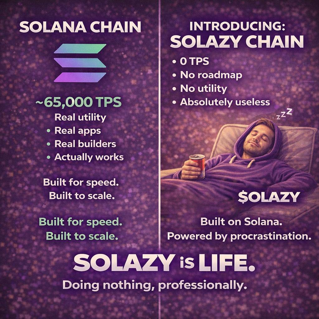 successtosh1's tweet image. Should we rename Solana to Solazy?