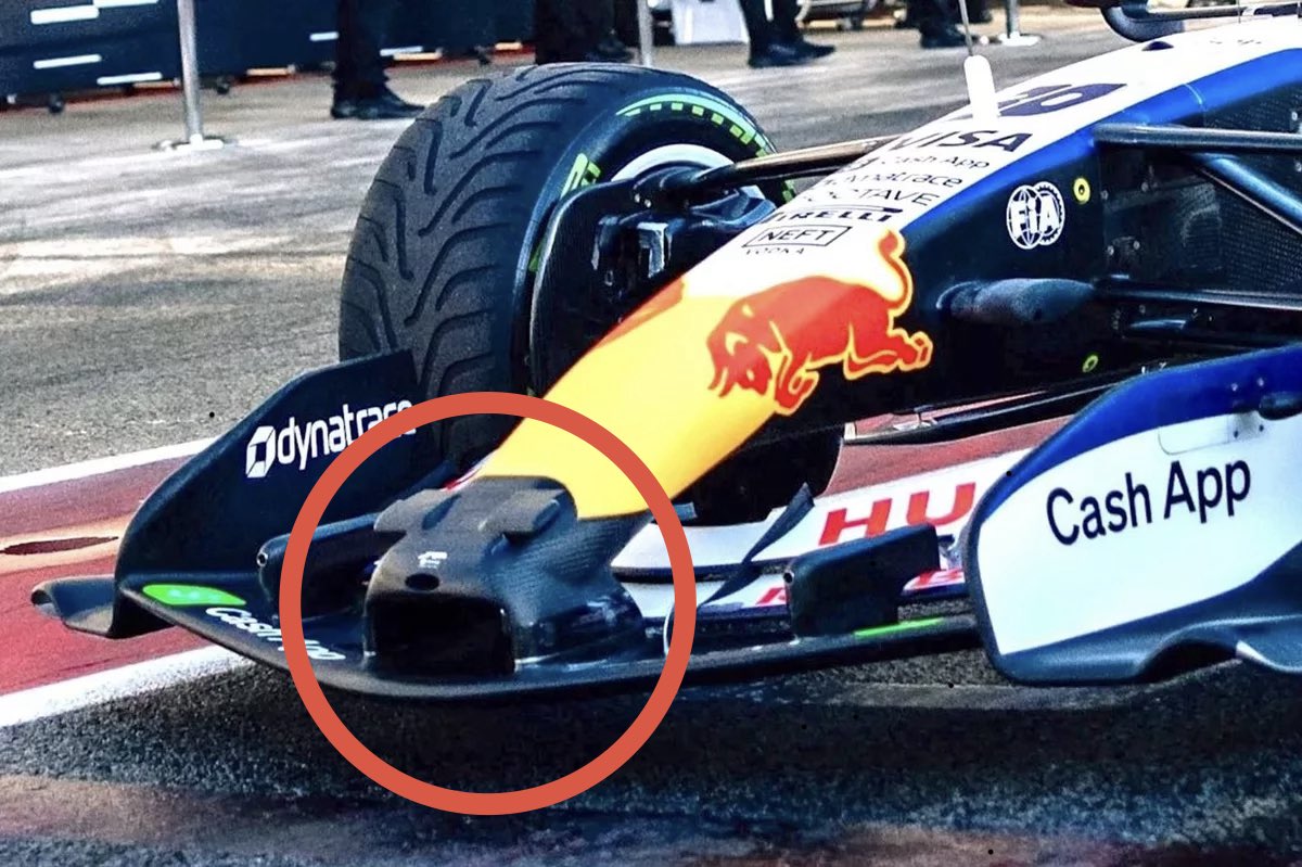 MateuszMrz8's tweet image. Racing Bulls zaprezentowało dziś interesującą innowację aerodynamiczną w obszarze nosa, gdzie pojawiły się charakterystyczne skrzydełka.

#F1PL #ElevenF1 #F1