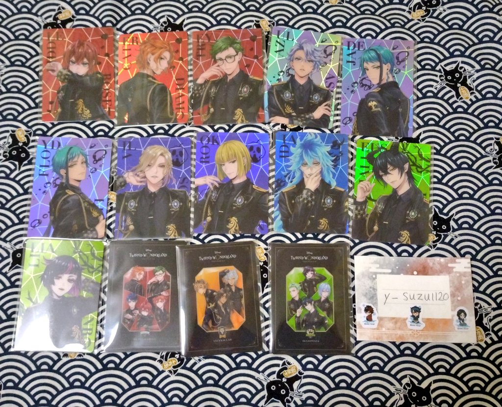 ツイステ 交換 オーロラカード ブレイジングジュエル [譲] ☆リドル