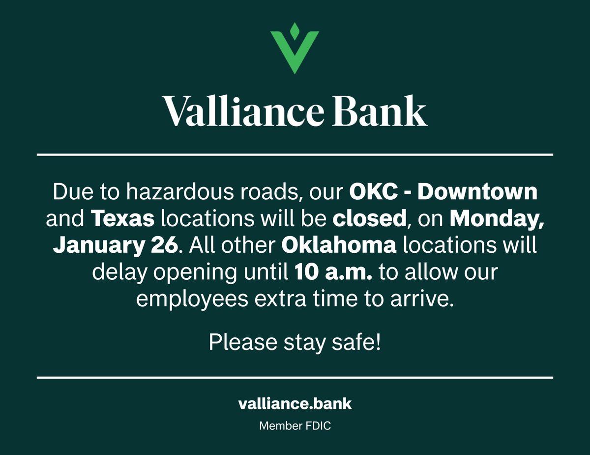 Valliance Bank tweet media