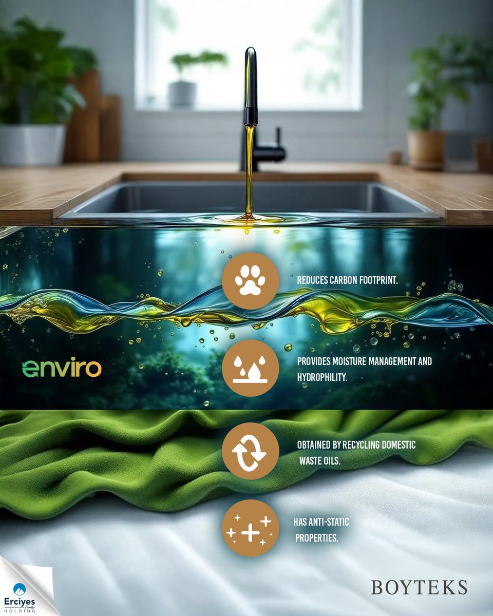 Designed with a circular mindset, Enviro mattress ticking gives new life to everyday waste for a responsible Good Morning.

#Boyteks #GoodMorning #Enviro #MattressTicking #Sustainable