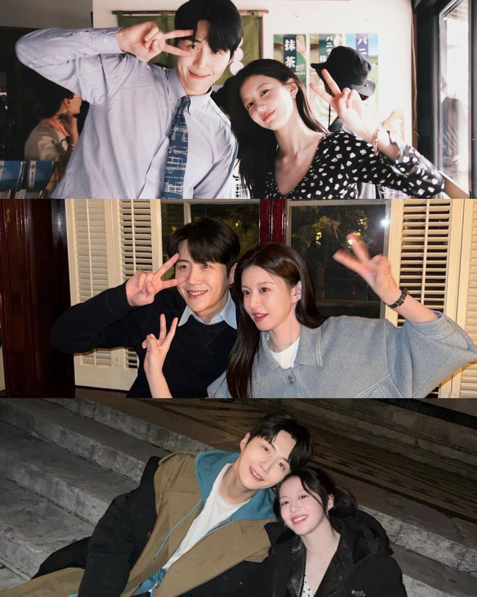 “it was a little awkward in Japan,
we were closer in Canada,
..and became even closer in Italy” ☺️

#CanThisLoveBeTranslated #GoYounJung #KimSeonHo