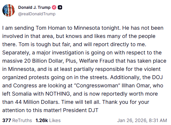 Quadcarl's tweet photo. Just a reminder that ZERO people have been charged with fraud since DOGE went to Washington and Nick Shirley went to Minneapolis.

It’s just gaslighting and propaganda. https://t.co/3rOPy2WeDd