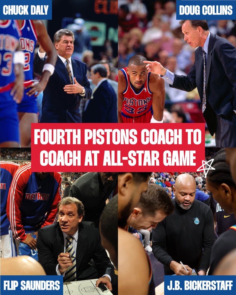 Only four Pistons coaches have ever led an NBA All-Star team - and J.B. Bickerstaff is now one of them.