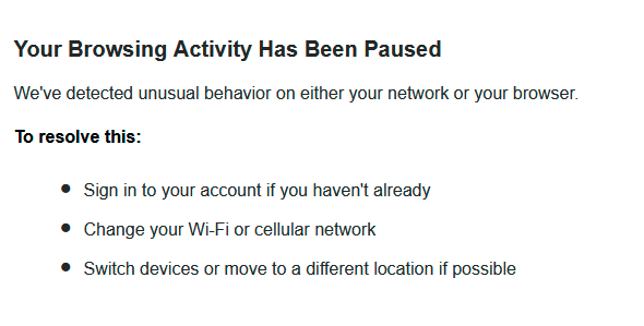 Microsoft Edge, the most benign browser, zero plug-ins. Ticketmaster your bot detection is the sodding pits.