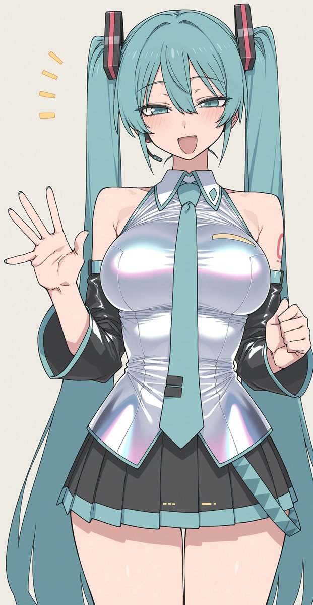 37bannAI's tweet image. 初音ミク✨
