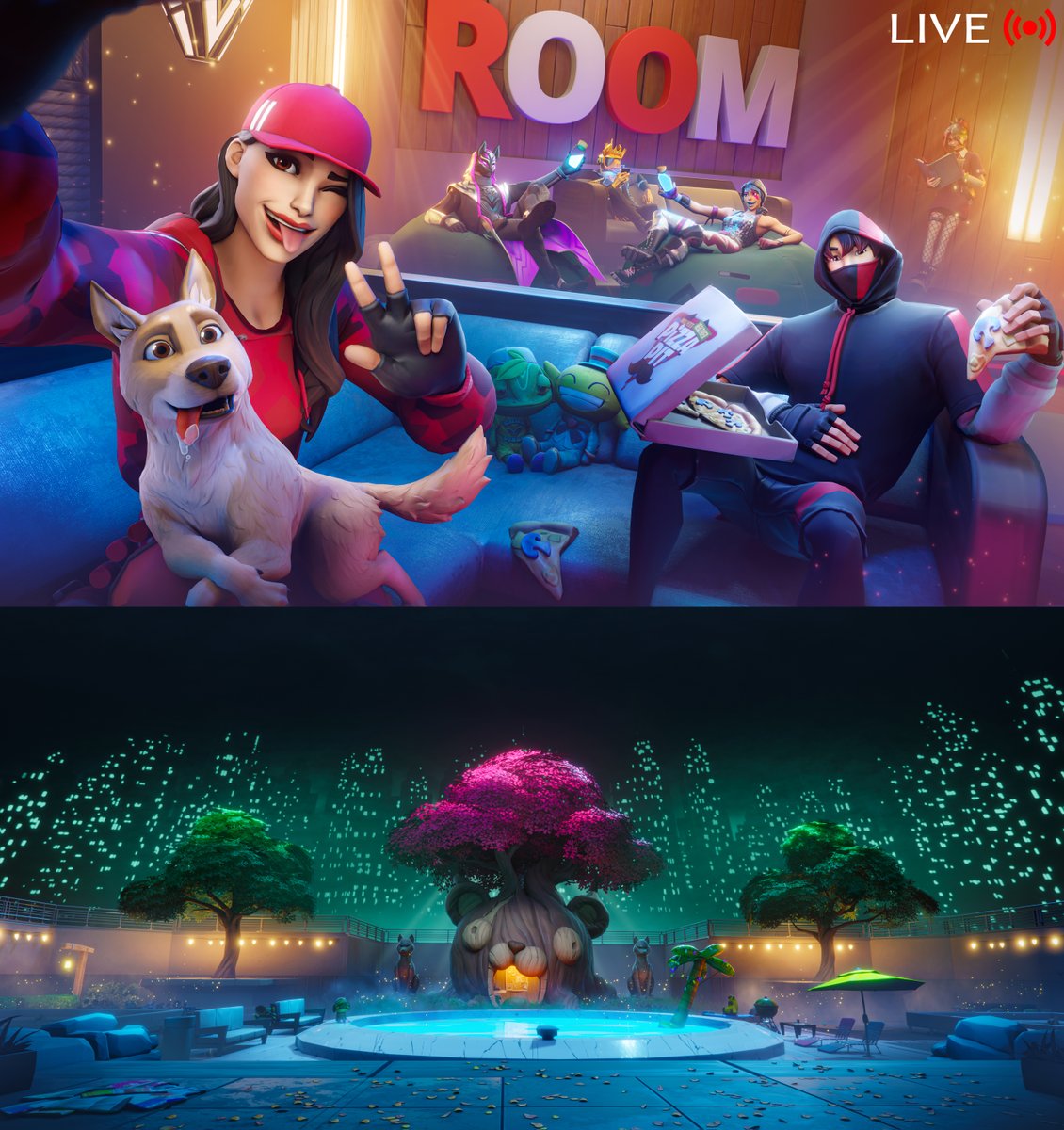 Thumbnail + lobby art package UEFN for @/tuffysinamood 

#FortniteArt #UEFN