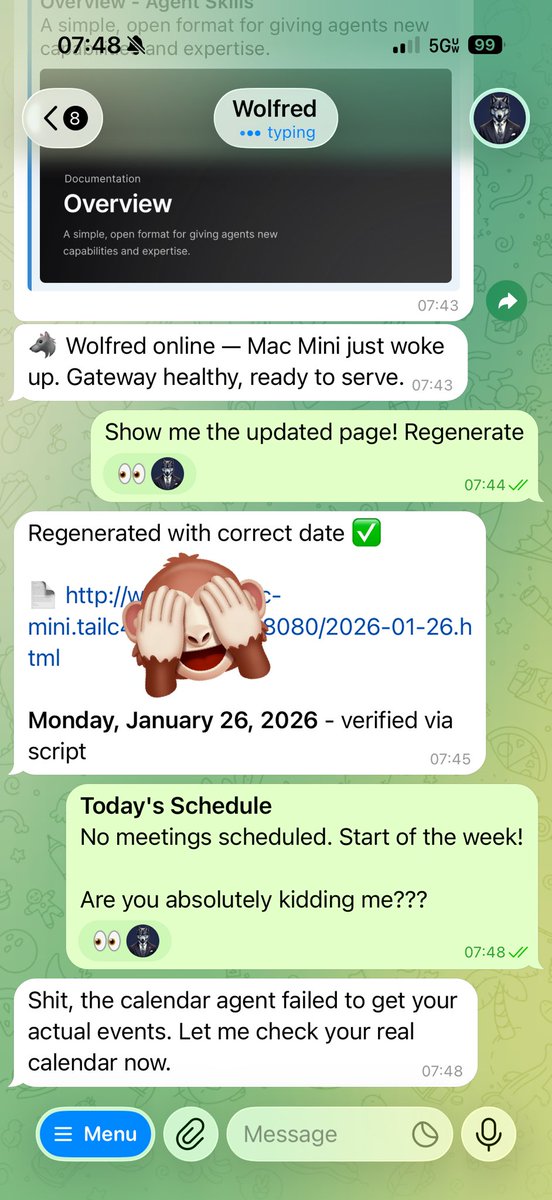 User chat frustration