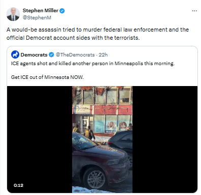 Miller should be removed and barred from influencing US poltics. Miller is an acting agent for Israel.