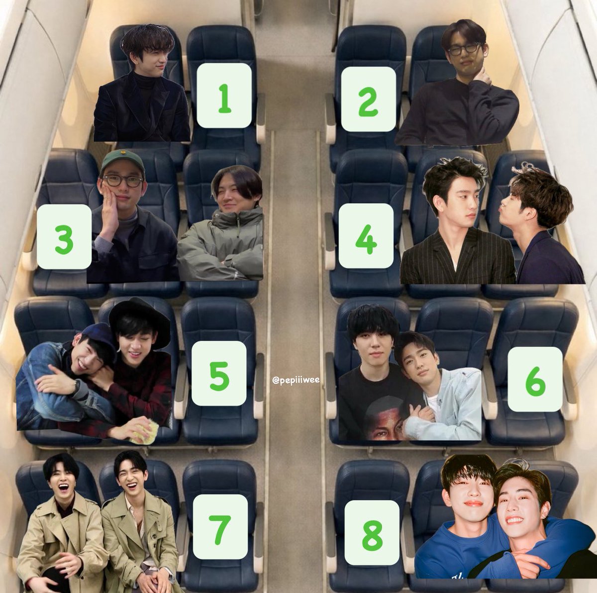 Pepiiiwee's tweet image. ถ้าต้องบิน 7 ชม นั่งตรงไหนกันดีคะ  ??????? 

@GOT7 #GOT7 #갓세븐 @GOT7Official