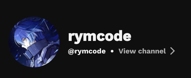 rymcode's tweet image. Thanks 2025, go lock in rym.