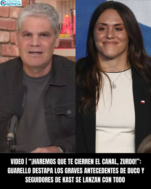 “¡Haremos que te cierren el canal, zurdo!”: Guarello destapa los GRAVES antecedentes de Duco y seguidores de Kast se lanzan con todo..!!
centralnoticia.cl/noticias/nacio…