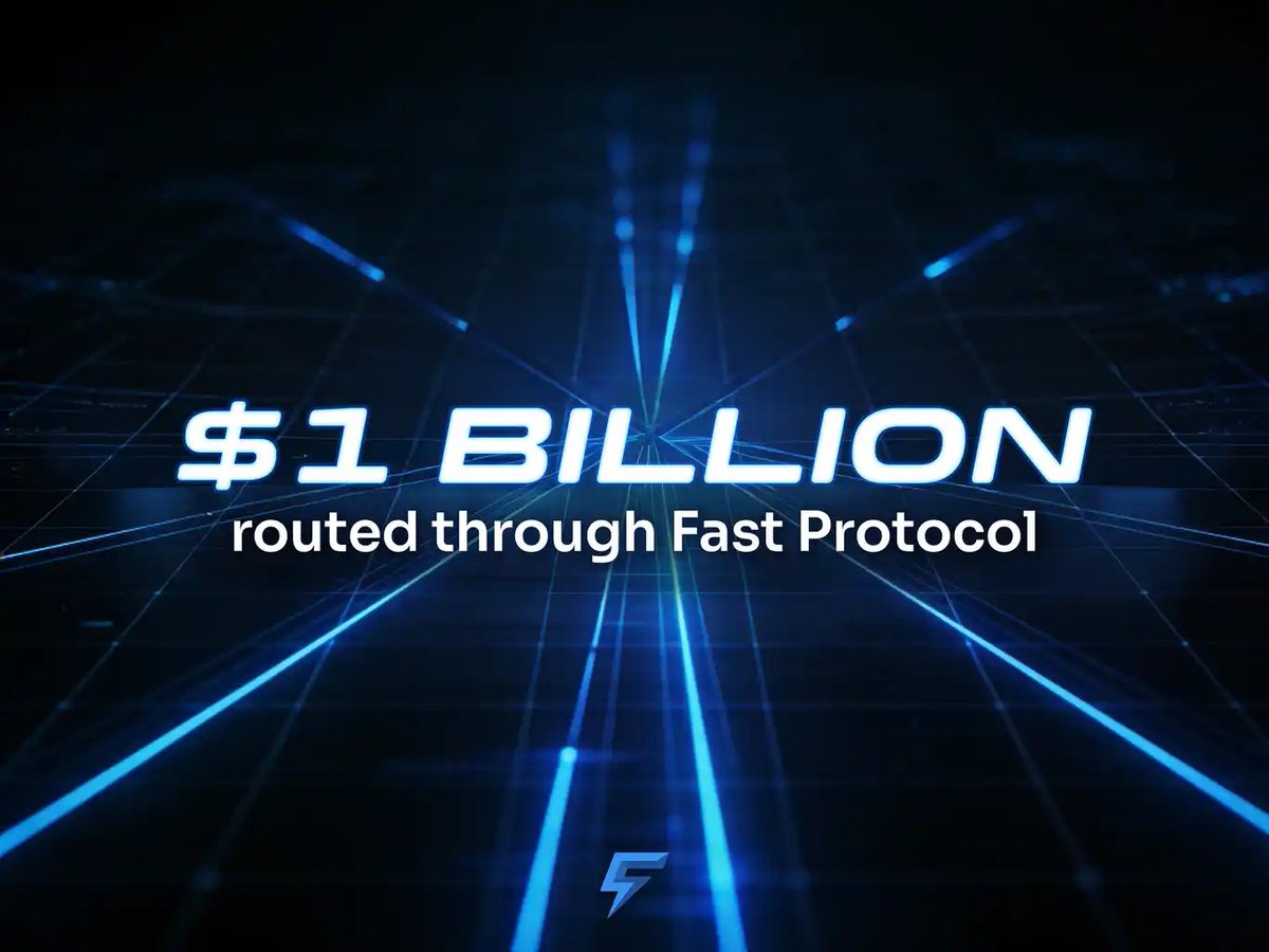 $1 billion in transaction volume preconfirmed through Fast Protocol, delivering FAST execution at scale.