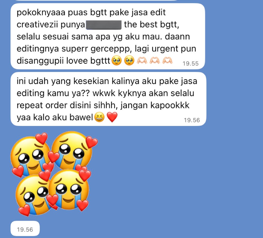 creativezii's tweet image. Testi makasih kak🫶🏻
Temen temen aku open terus yaa edit video yuk wa ajaaa
#editvideo