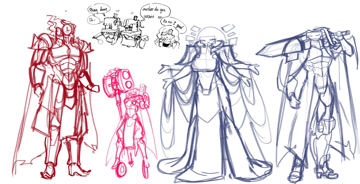 computer_art003's tweet photo. a set of armor for the Bosses https://t.co/FBK9vtGVp5