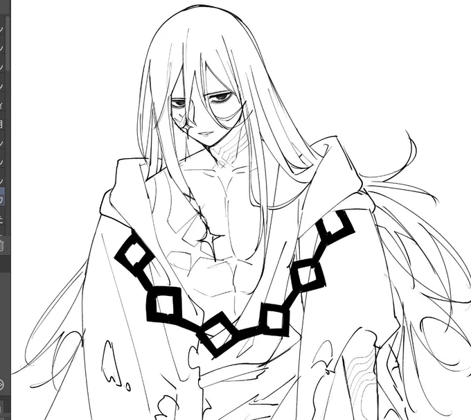 ビックリするほど手癖で描きやすいこの男 