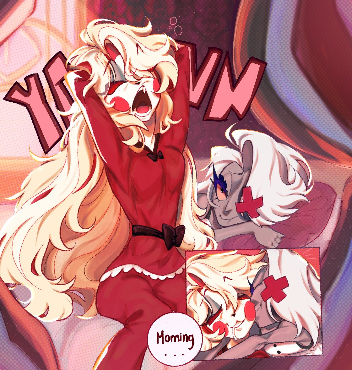 ʚ✦day 1✦ɞ
💗kisses as they wakeup together💗
. 
(Also bg practice cause I suck at it) 
#ChaggieWeek2026 #chaggie
