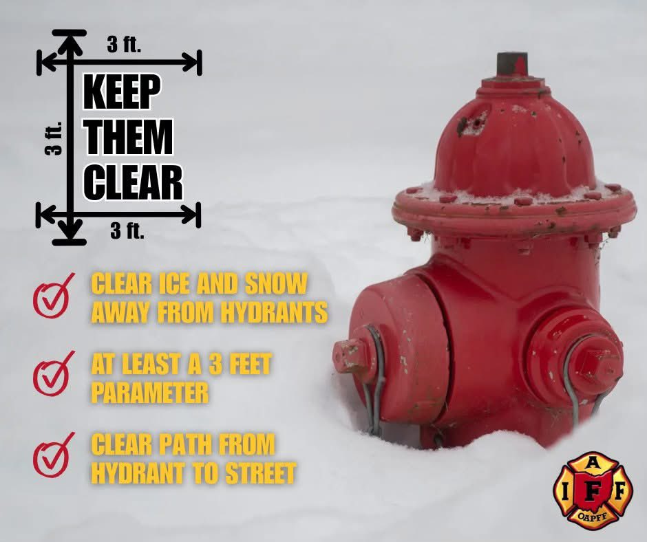 FFbuckCLE's tweet image. With all the snow we got yesterday. PLEASE don’t forget to clear the fire hydrants if they are in your yard. The last thing you want is us shoveling out the hydrant wasting precious time if tour house is on fire. 

It can mean the difference between life and death.