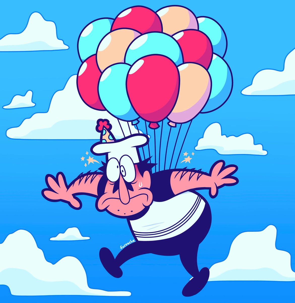 repost!!! happy 3 years pizza tower ^_^