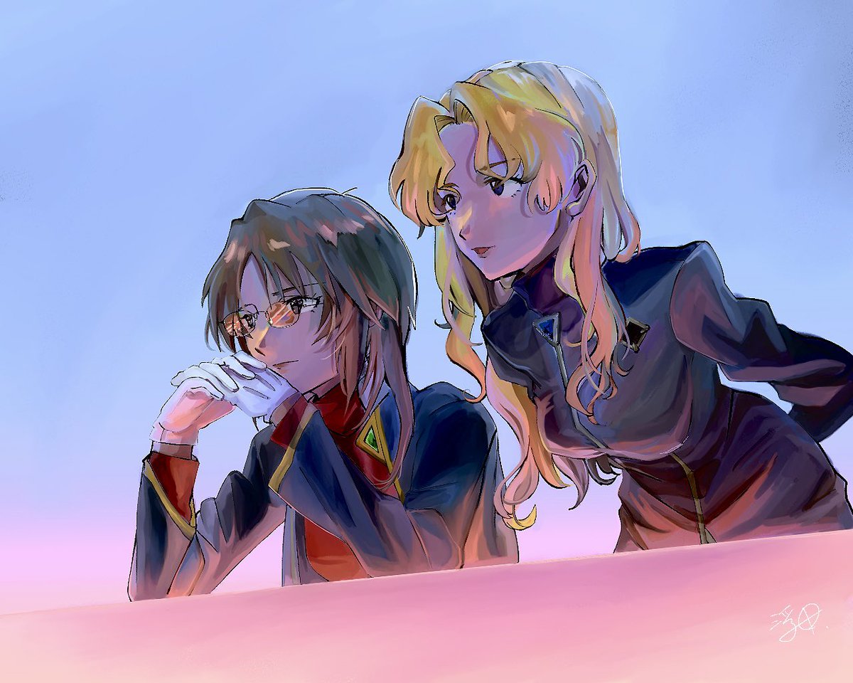 pixiv request

I was surprised by how incredibly well the outfits suited them more than I had imagined lol
Thank you so much for such a fun request!😄

Yui Ikari / Kyoko Zeppelin Soryu

お母さんたち普通におじさん達の服似合ってて笑えました😂
#エヴァンゲリオン　#evangelion