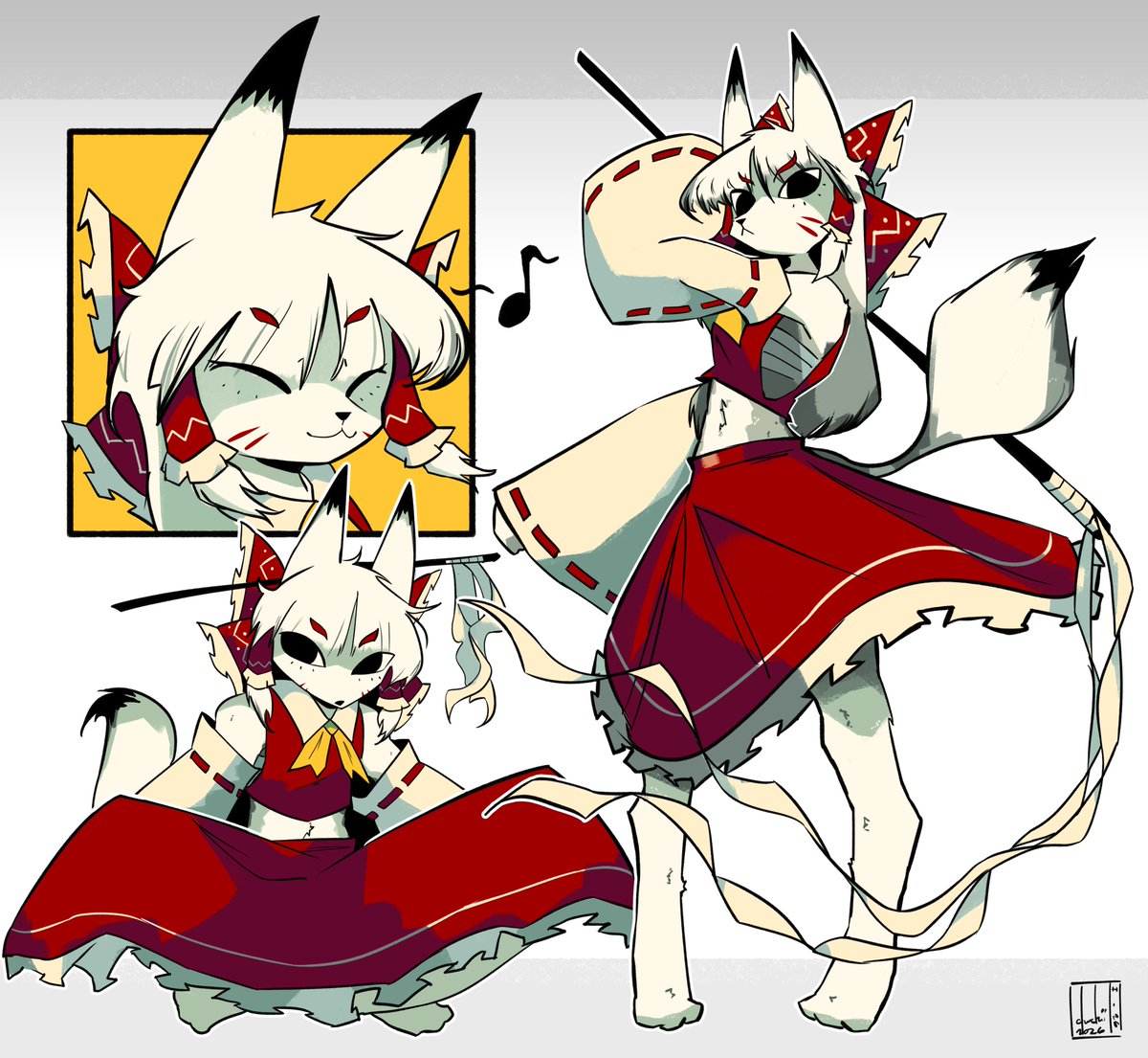 anthropomorphic shrine maiden