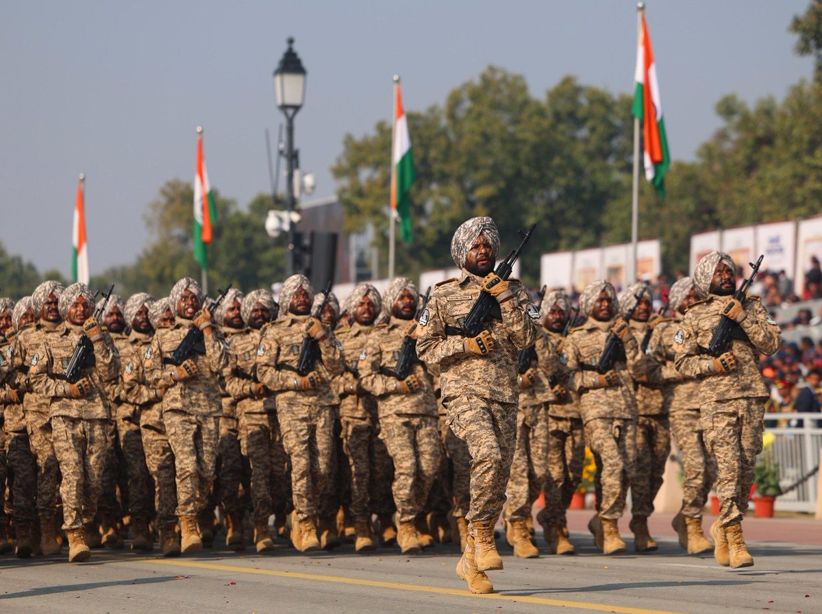 The 4 Bhairav Battalion of the Sikh Light Infantry Regiment 🇮🇳 #IADN