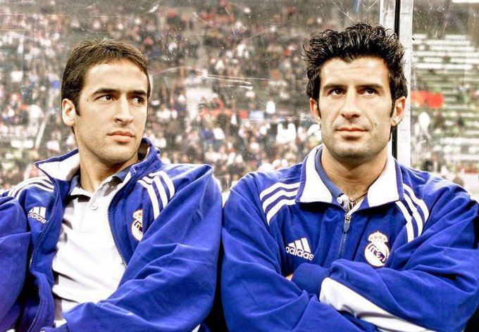 森内十八世名人（右）のレアル・マドリード時代