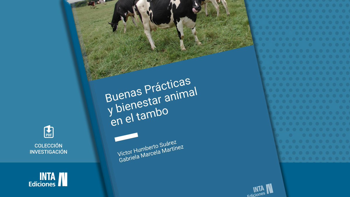 #EdicionesINTA

📘Te compartimos este libro, donde podés encontrar conceptos clave para las buenas prácticas tamberas, desde la relación con el animal hasta el manejo, la alimentación y la higiene del tambo🐄

Descargalo 👉 bit.ly/3VY7UwB