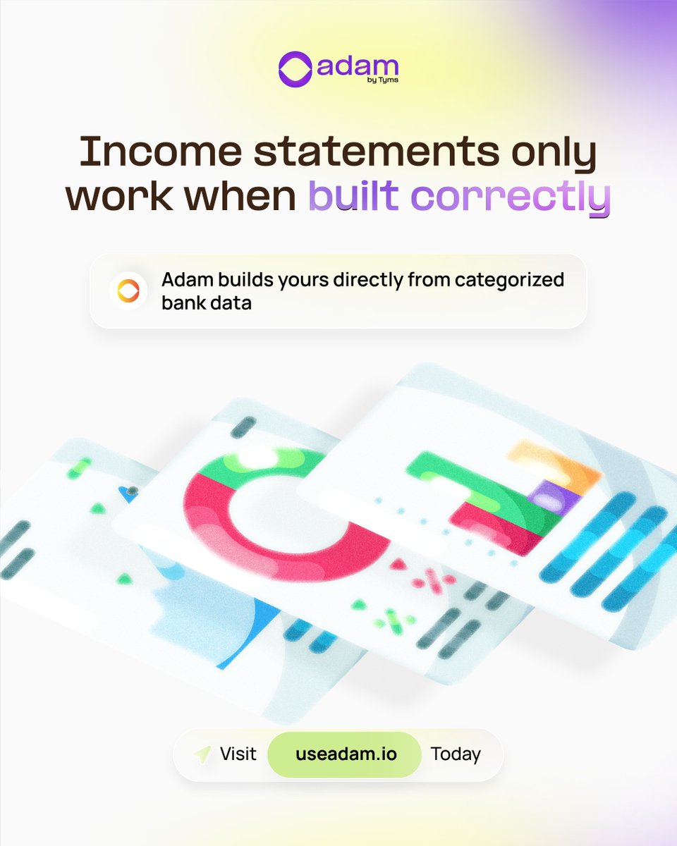 useadam_io's tweet photo. When income and expenses are misclassified, reports mislead. Adam categorizes transactions automatically so your income statement reflects reality. 

Use Adam: https://t.co/FA9CNBtgFP https://t.co/hm9JooURLB