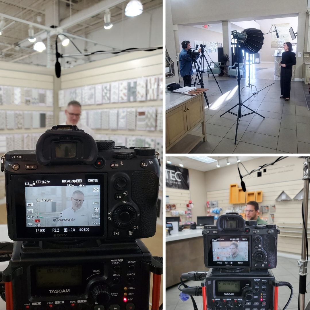 Behind the scenes with Mosaic 🎬 Our team had the best time filming for a fun new project, and we cannot wait to share the results with you, so stay tuned!