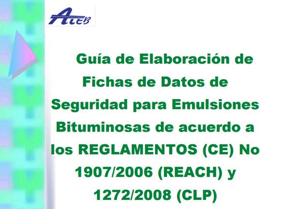 📖 ¿Cómo hacer FDS de emulsiones bituminosas? 

La seguridad siempre lo primero! Descárgate nuestra guía y consulta. 

ateb.es/guia-de-elabor…