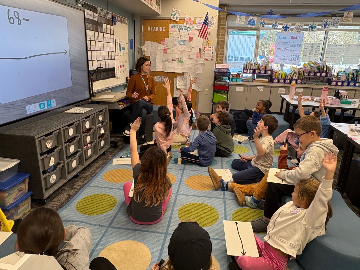 bhschools's tweet photo. Bloomfield Hills Schools uses the Bridges in Mathematics curriculum in our elementary classrooms. Bridges encourages students to explore multiple ways to solve problems, talk through their thinking, and build strong number sense through hands-on learning. #ExcelAnywhere https://t.co/HmSqZWDAaY