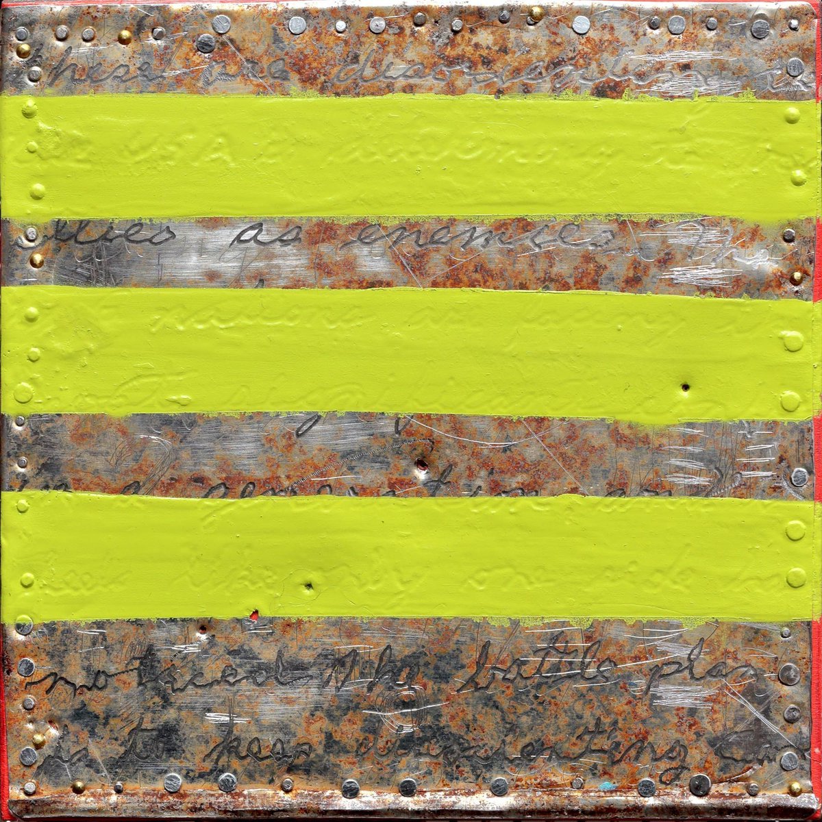 MuseGalleryTO's tweet image. Kevin Ghiglione,     Recalibrating Allies,    mixed media on panel,    6" x 6"
.
.
.
#contemporary #abstract #encaustic #painting #canadianartist #torontoartgallery #fineart #collector #art #abstractart #contemporaryart #modernart #stripes