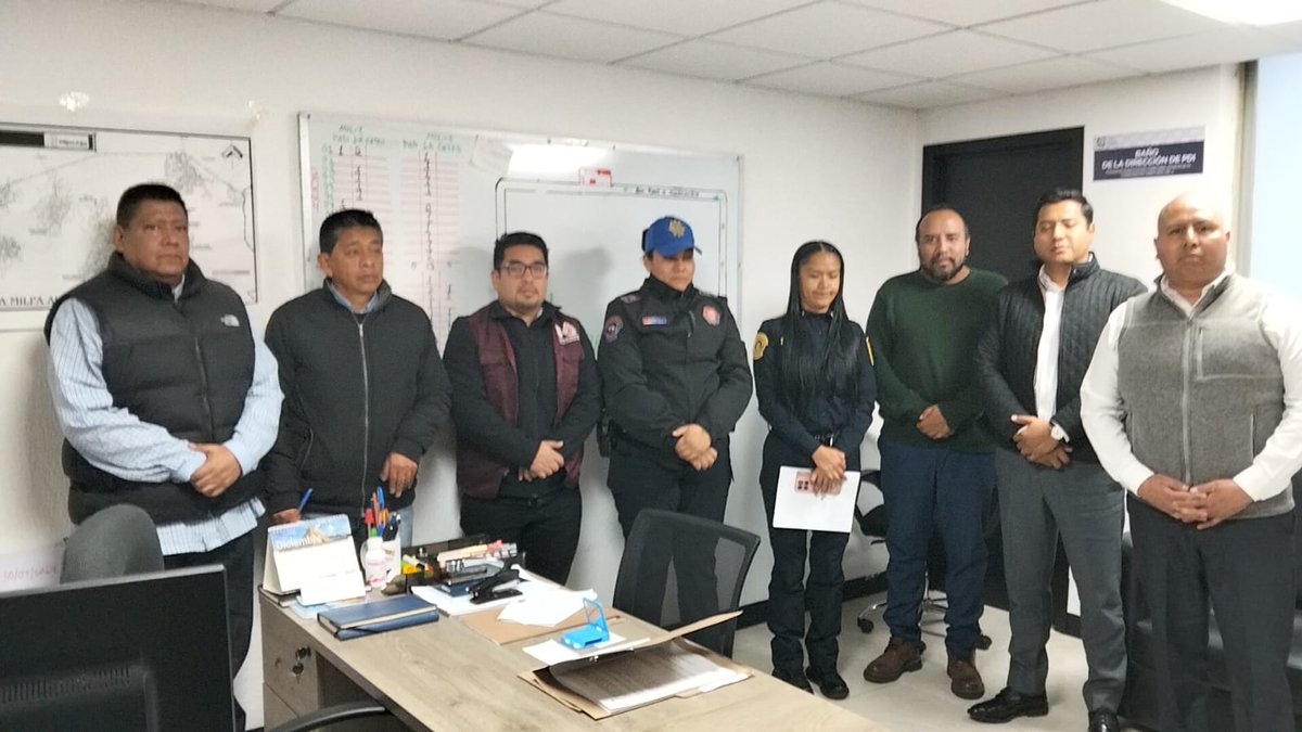 Como cada lunes, participamos en el gabinete de seguridad de la Alcaldía Milpa Alta por instrucciones de nuestra jefa de gobierno Clara Brugada Molina (<a href="/ClaraBrugadaM/">Clara Brugada Molina</a>). 👮‍♀️🚓✅️