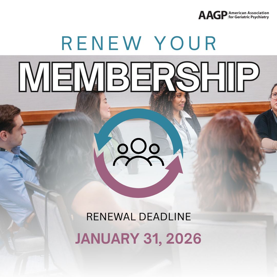 American Association for Geriatric Psychiatry tweet media