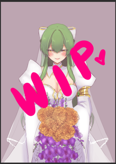 Milluzty's tweet photo. What I'm currently doing~ Lorraine Bride because why not hahaha Doing this for my soon to be Pantheon Deck. https://t.co/EvcscYusfc