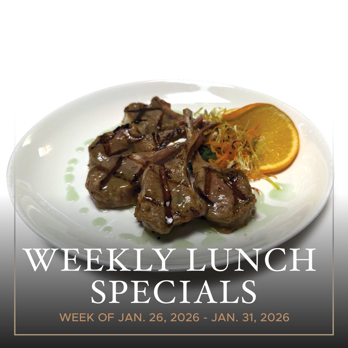 CafeEscadrille's tweet image. This week’s lunch specials are here! Enjoy Veal Monte Carlo or Tournedos à la Bordelaise.

Dine in with us or explore the full menu online: bit.ly/3AzqVy0

#CafeEscadrille #BurlingtonMA #NewEnglandEats #DiningOut