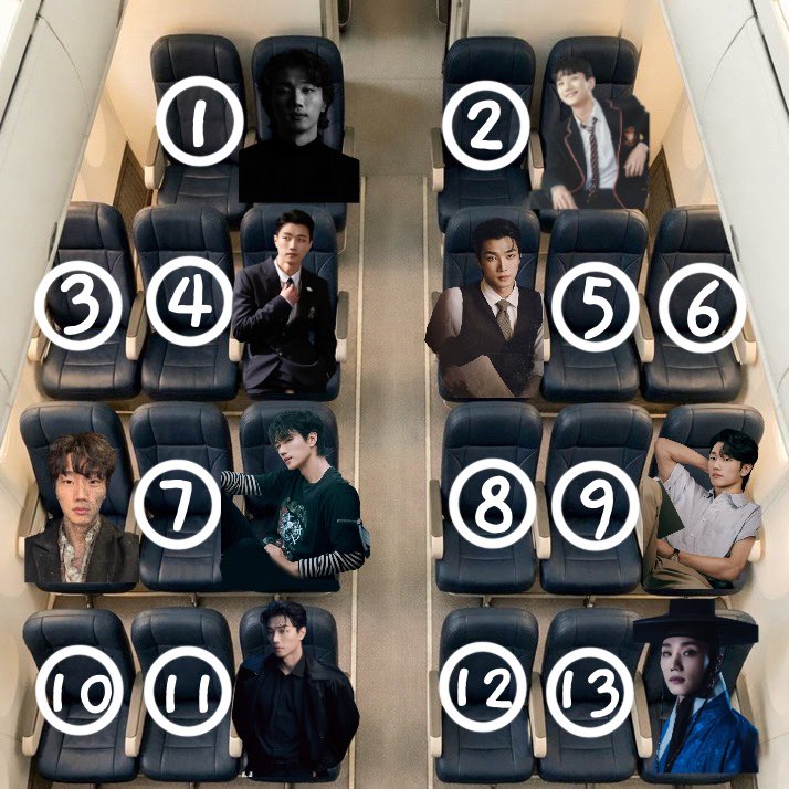 비행기 좌석 고르기✈️
#김준식 배우님🦊 필모 ver.