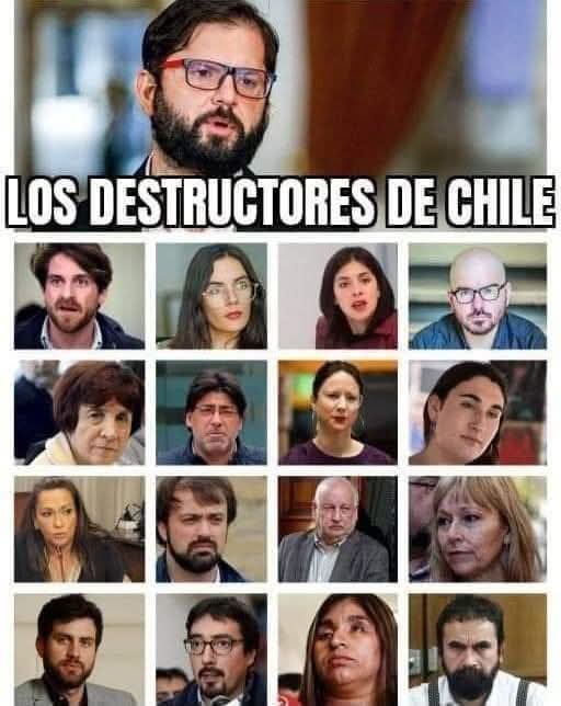 Fueron los destructores de Chile ❓ 
A. Absolutamente 
B. No