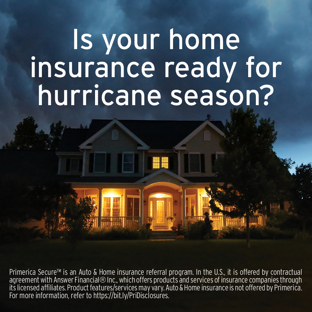 PuckGibson's tweet photo. Hurricane season is here! Is your home protected? Get competitive quotes quickly with the Primerica Secure referral program. Contact me for more details! #HurricaneSeason 

https://t.co/ZvEwPYQa5i https://t.co/tompqsNauW