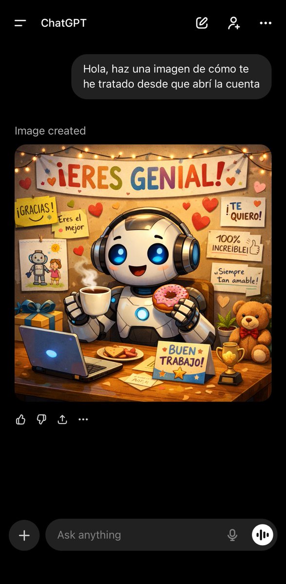 Si hay gente que cree en mentiras, yo puedo creer en ChatGpt.