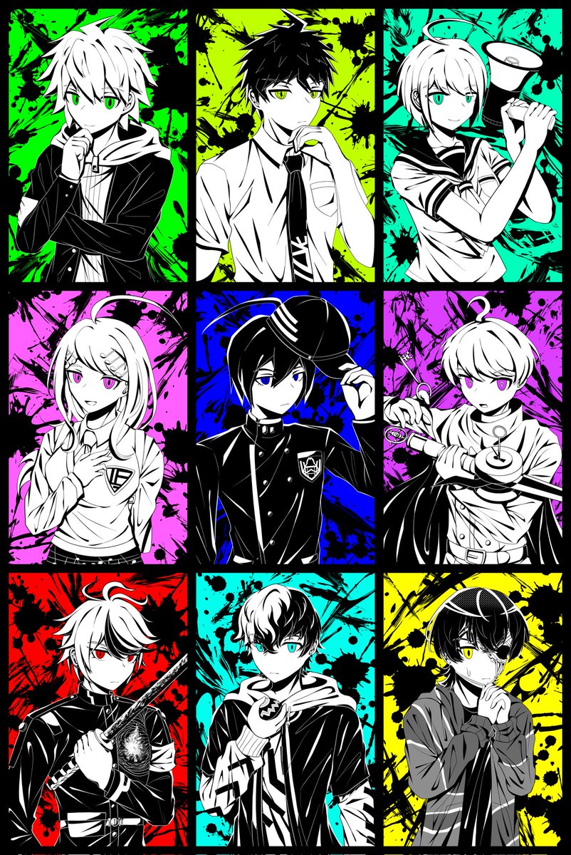 #ダンガンロンパ #レインコード #ハンドレッドライン #トライブナイン #終天教団
主人公まとめ！！！！✨️