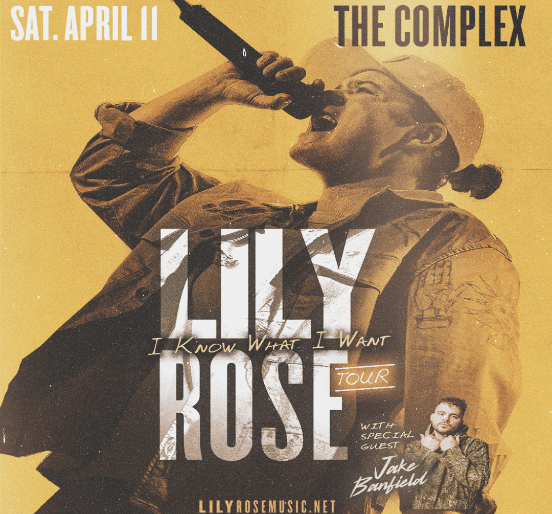 Z104Country's tweet image. 🚨Z104 welcomes #LilyRose to #ComplexSLC Saturday 4/11! Presale: Thurs at 10am-10pm | Code: LILYSLC On Sale Friday: 10am at axs.com/events/1305079… 🚨 Keep it on the Z to win your free tickets!