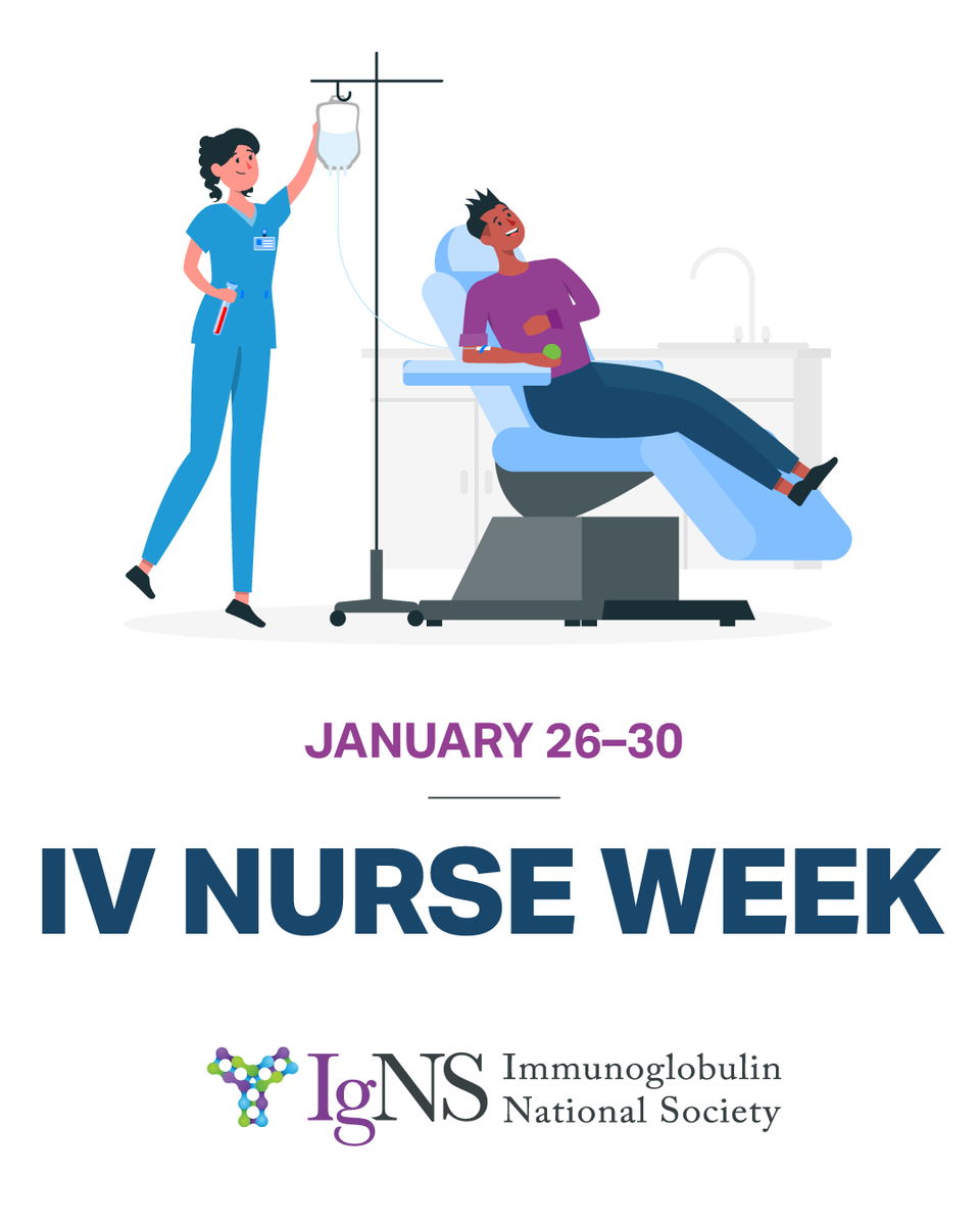 Infusion nurses deliver expertise, compassion, and consistency across care settings. With the theme Igniting Health and Inspiring Hope, IgNS proudly recognizes the impact IV nurses make every day. Thank you, nurses!

#IVNurseWeek #InfusionNurses #IgNS