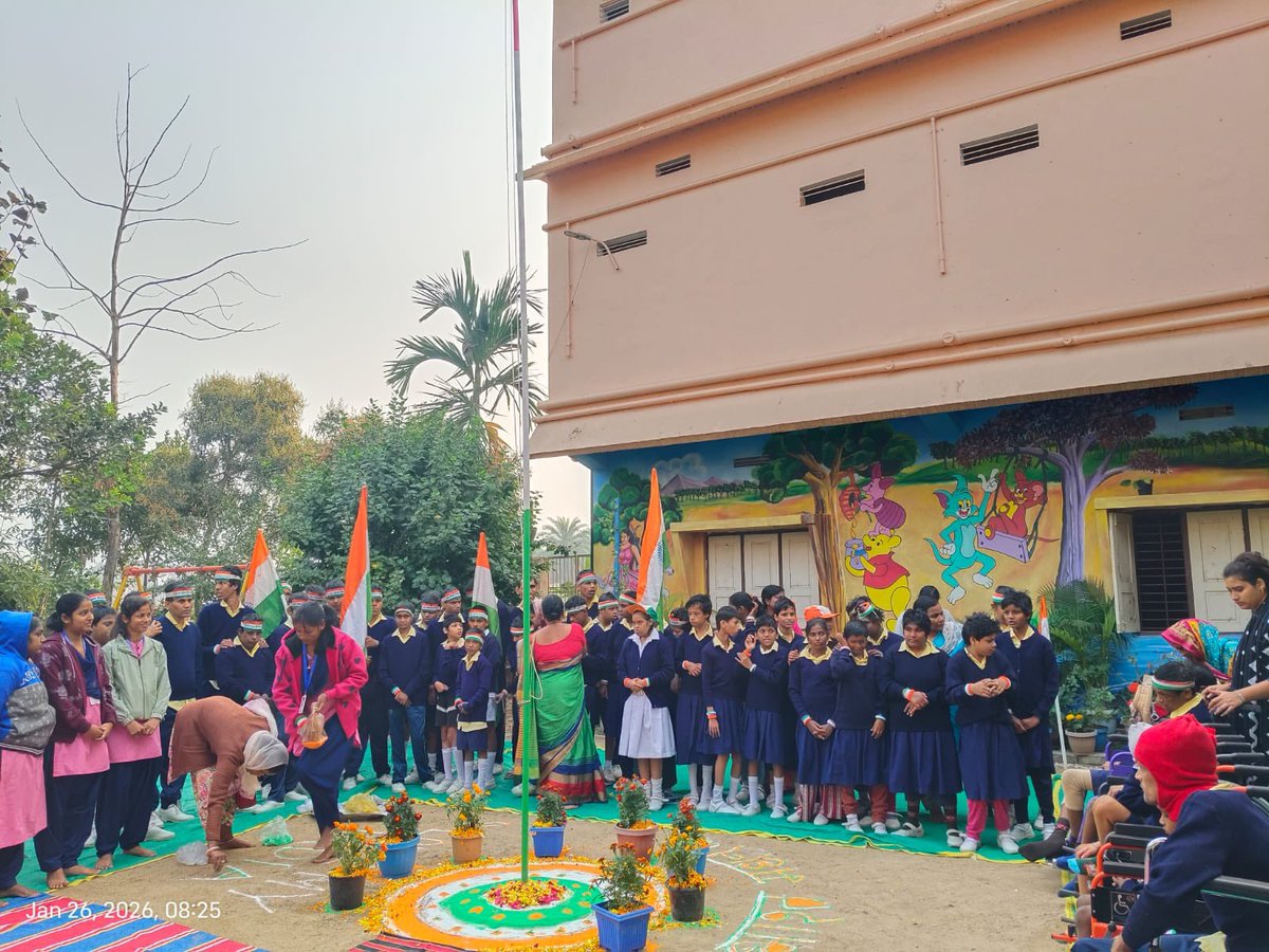 CBhadrak's tweet photo. #77thRepublicDay 
#RepublicDay2026 
#RepublicDayIndia 
77th Republic Day observed in  CRSR https://t.co/oOn5eRTUjv