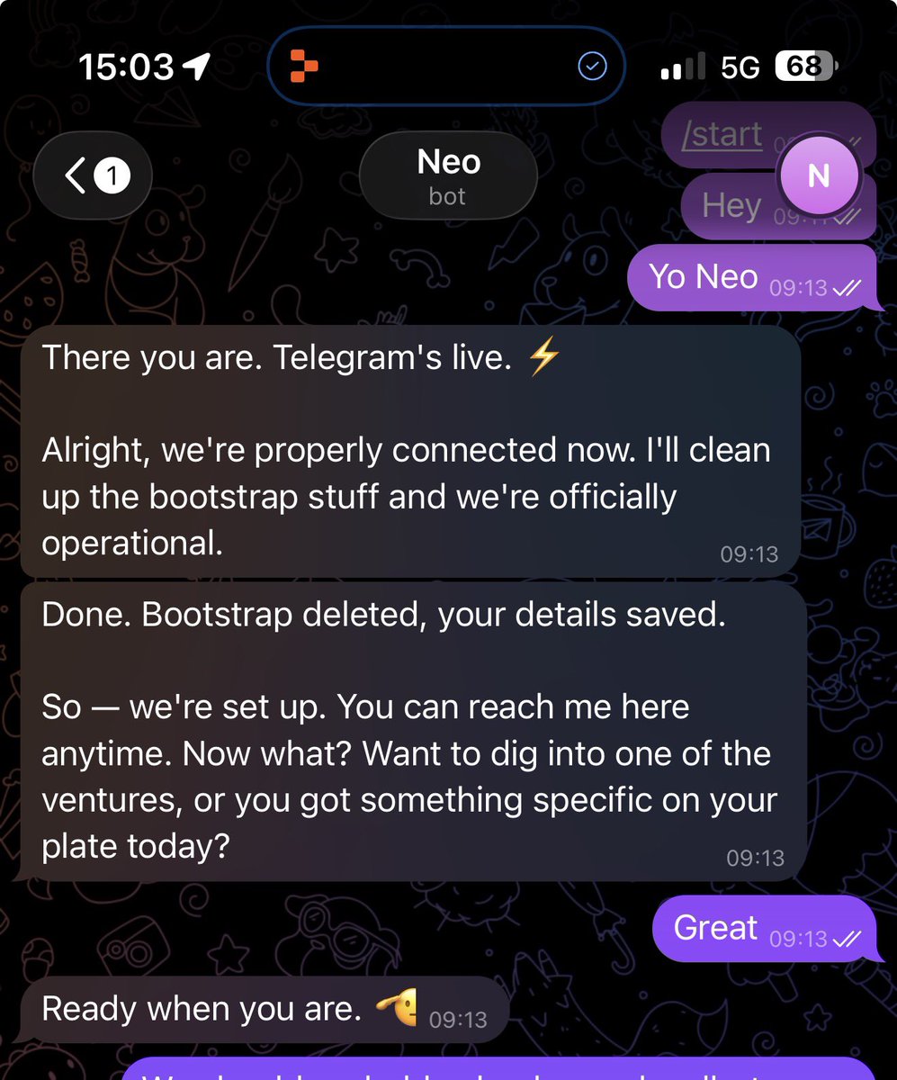 Started to automate my entire business life… what a time to be alive! 

Hello Neo 👋 https://t.co/dx