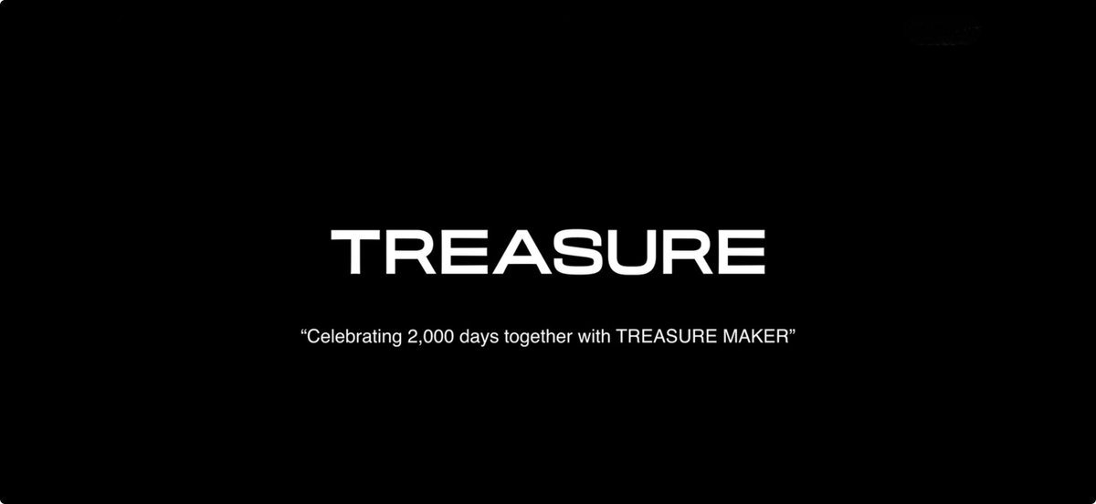 "Celebrating 2,000 days together with TREASURE MAKER" 

😭😭😭😭😭😭😭😭😭😭😭😭😭😭😭😭😭 สมบัติเลือกใช้ Better than me ในวันครบรอบ 2,000 วันกับทึเม🥹😭